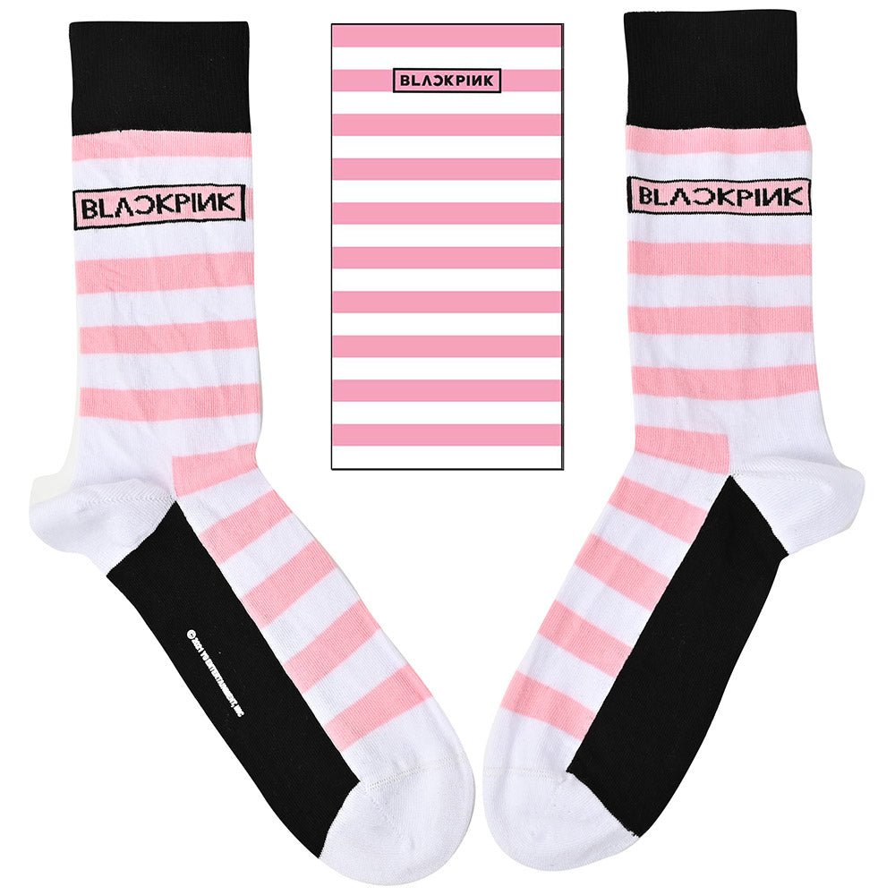 BLACKPINK ブラックピンク (2026年 1月 来日 ) - Stripes & Logo / ソックス / メンズ - PGS