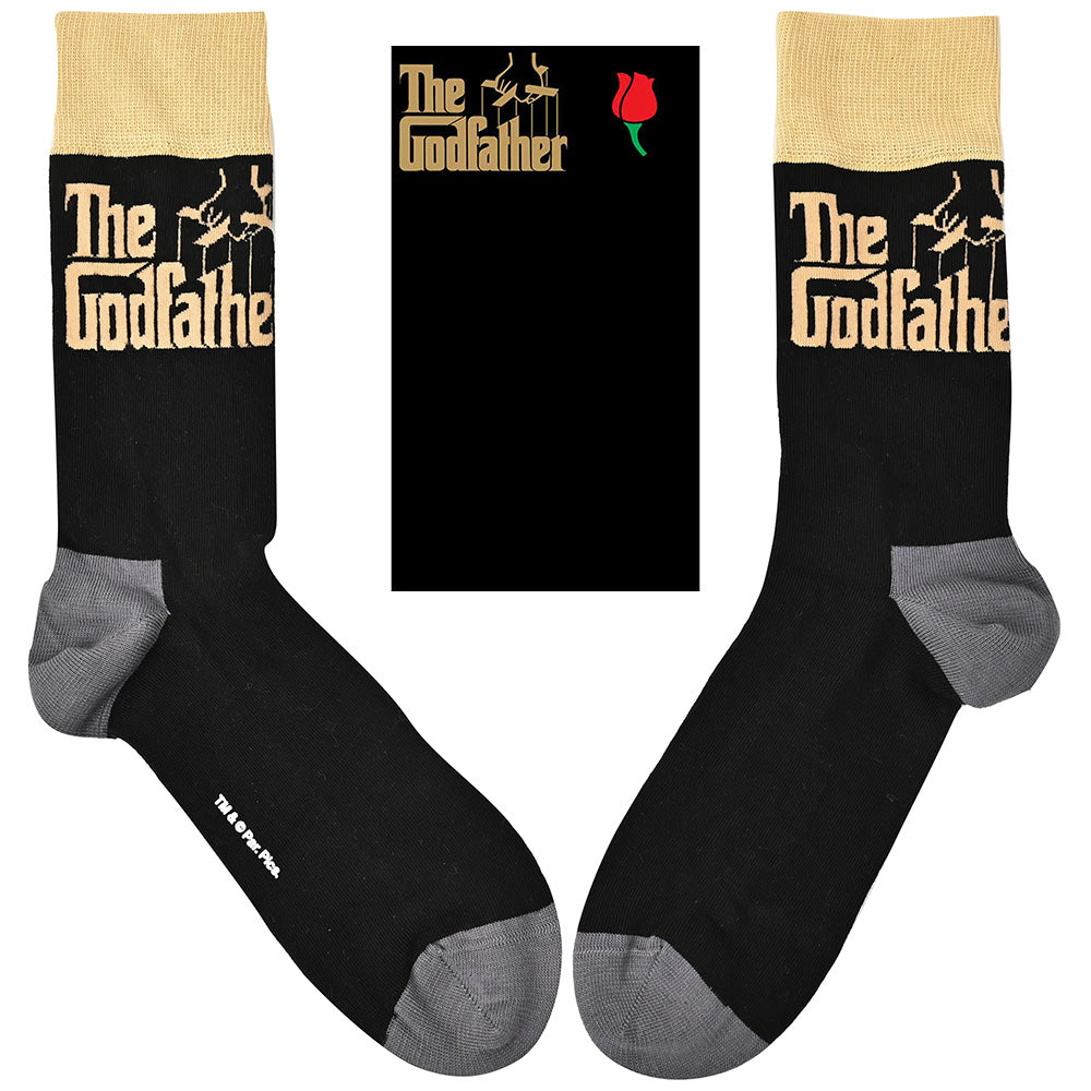 GODFATHER ゴッドファーザー - Logo Gold / ソックス / メンズ
