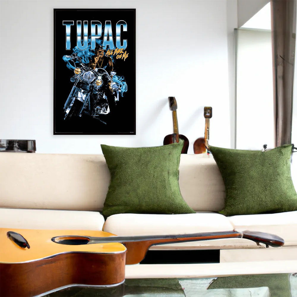 2PAC - Shakur / All Eyez Motorcycle / Poster