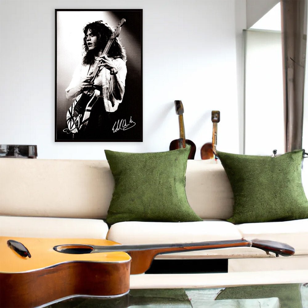 EDDIE VAN HALEN ヴァンヘイレン (エドワード生誕 70周年 ) - Signature / ポスター - PGS