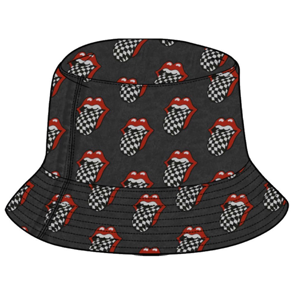 ROLLING STONES ローリングストーンズ (来日 35周年 記念 ) - Checker Tongue Pattern / キャップ / メンズ - PGS