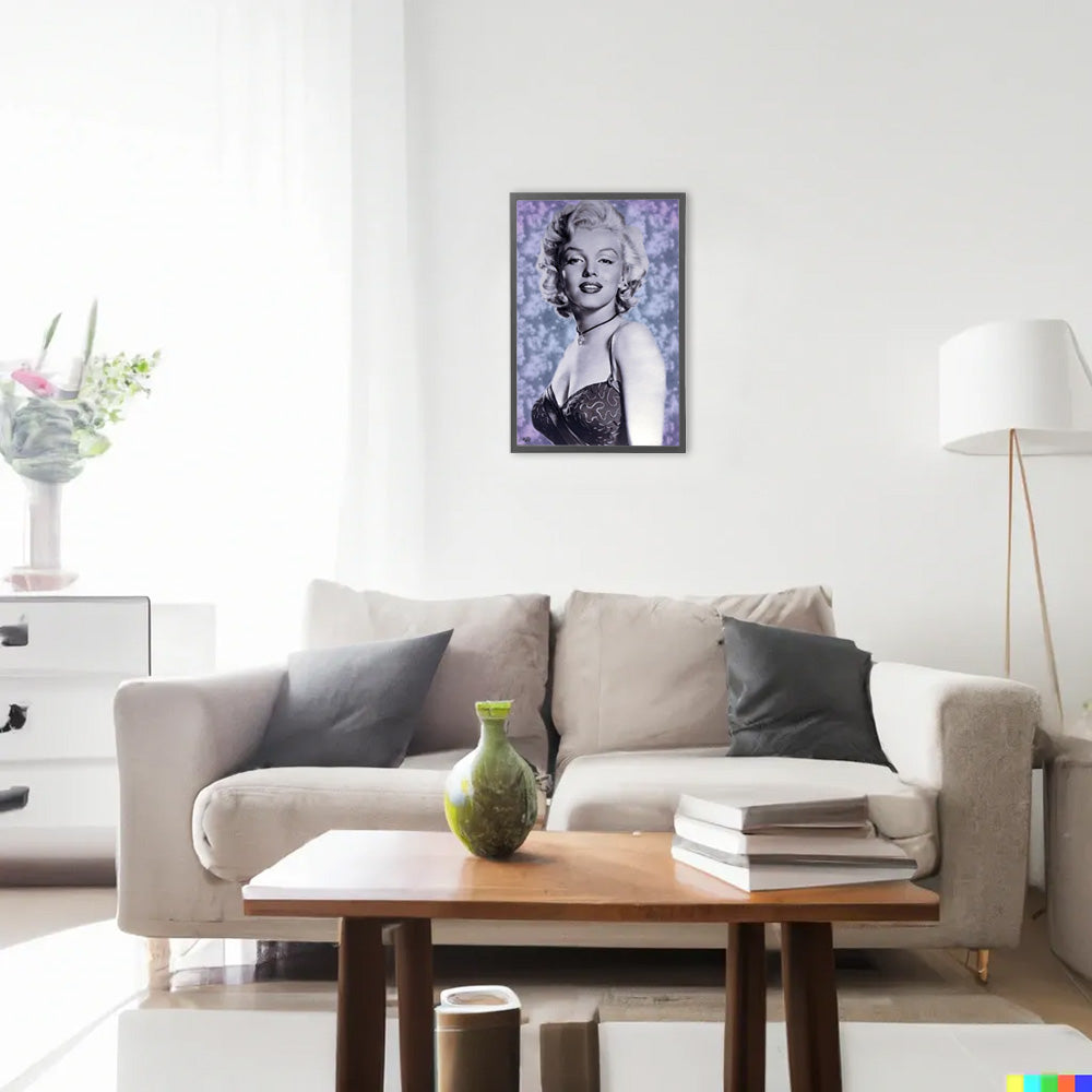 MARILYN MONROE - Purple / Poster