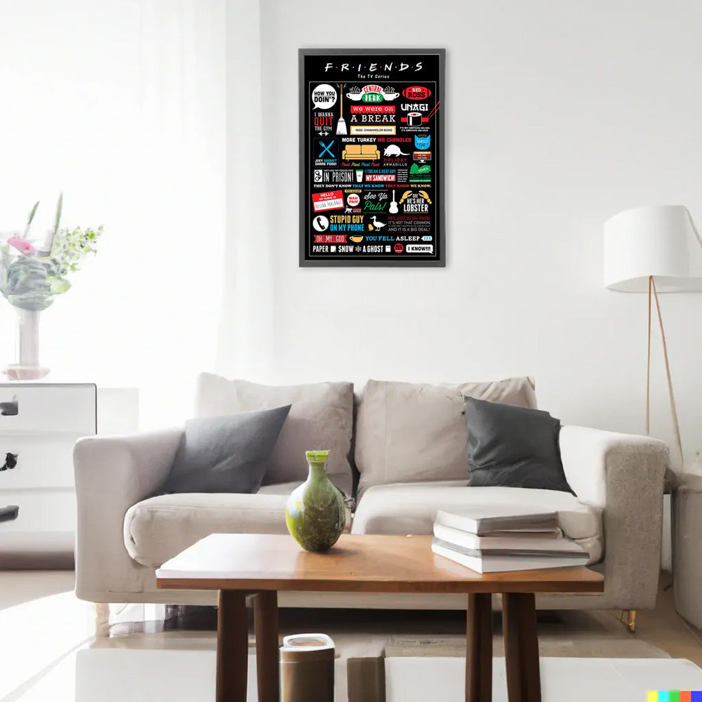FRIENDS フレンズ - Infographic / ポスター
