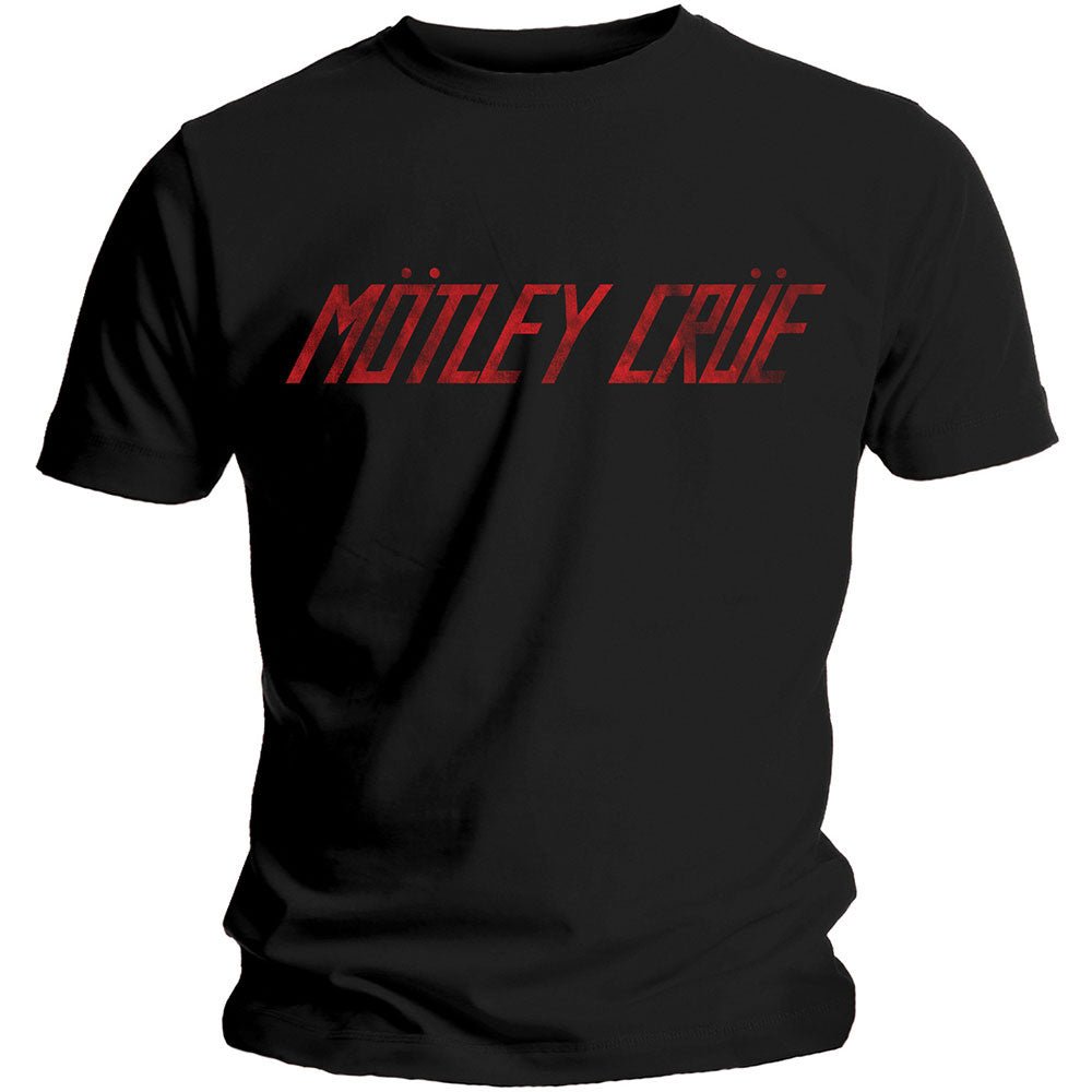 MOTLEY CRUE モトリークルー (来日 40周年 ) - Distressed Logo / Tシャツ / メンズ - PGS
