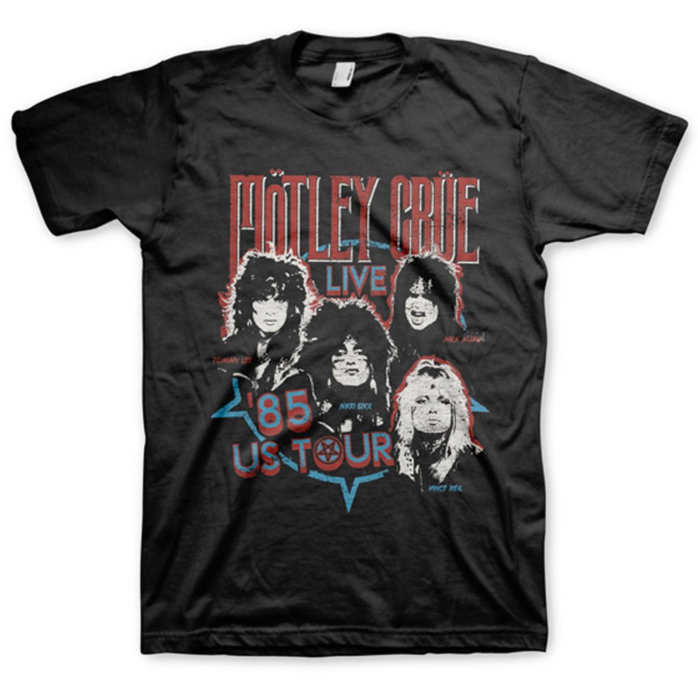 MOTLEY CRUE モトリークルー (来日 40周年 ) - LIVE 85 / Tシャツ / メンズ - PGS