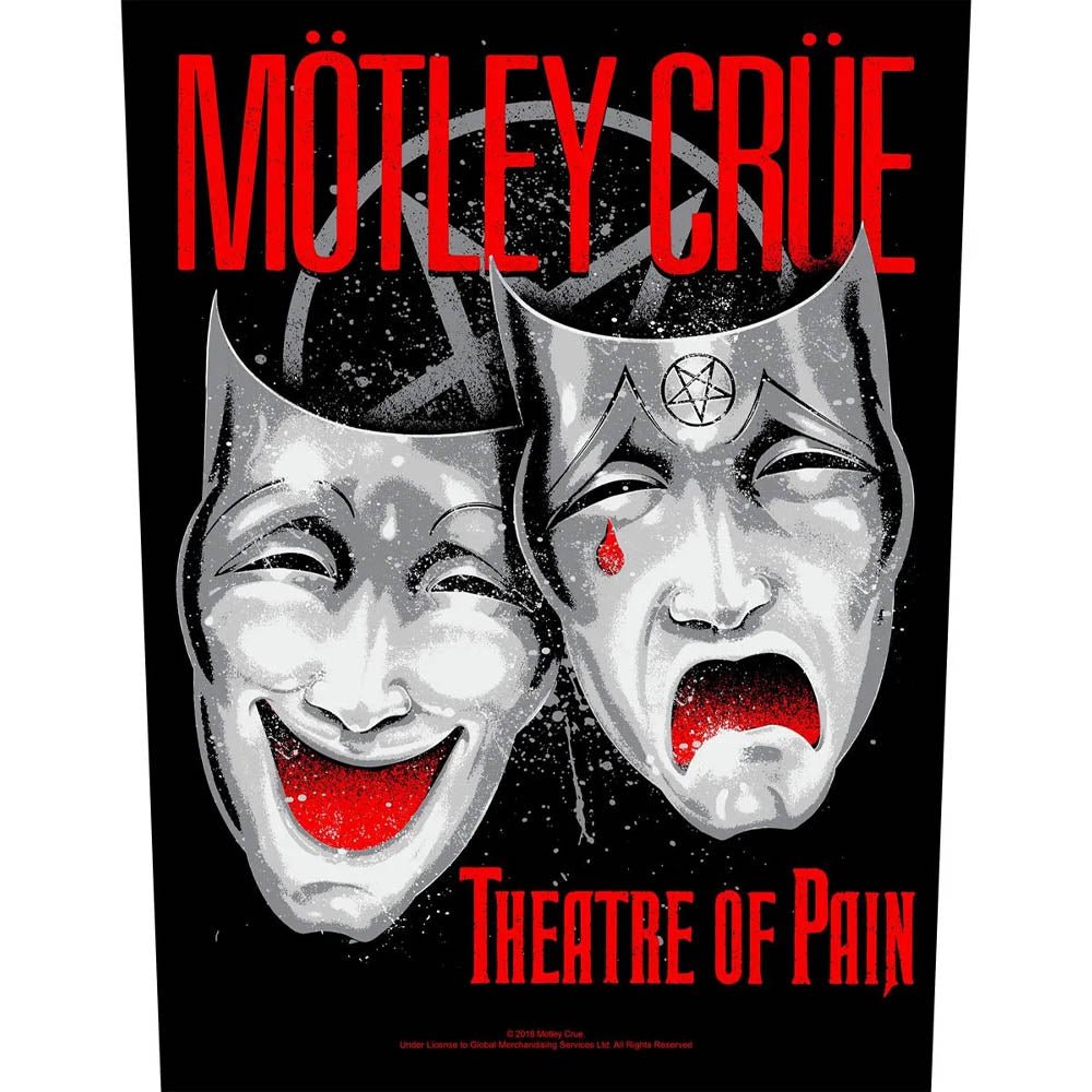 MOTLEY CRUE モトリークルー (来日 40周年 ) - THEATRE OF PAIN / ワッペン - PGS