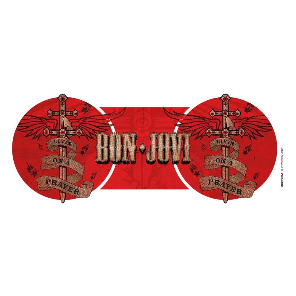 BON JOVI ボンジョヴィ - Livin' On A Prayer / マグカップ - PGS