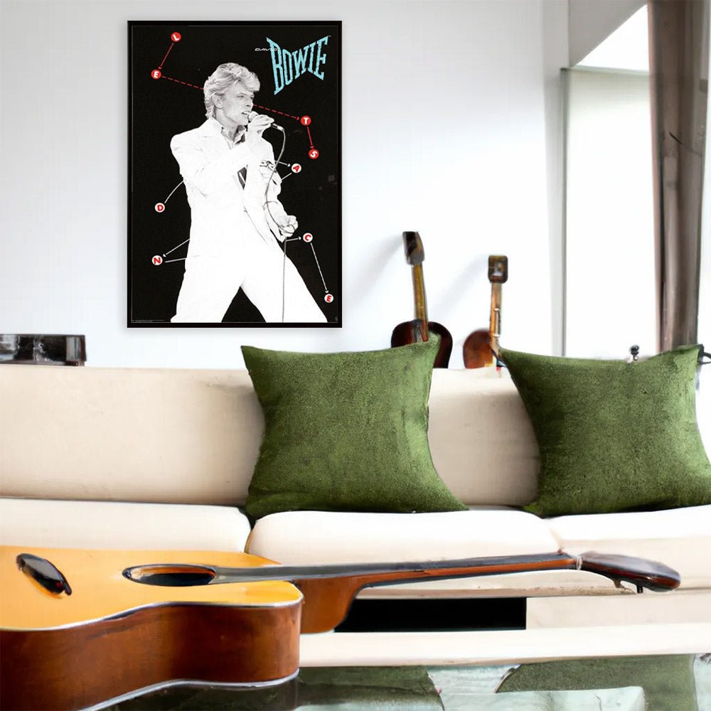 DAVID BOWIE デヴィッドボウイ - Let's Dance / ポスター - PGS