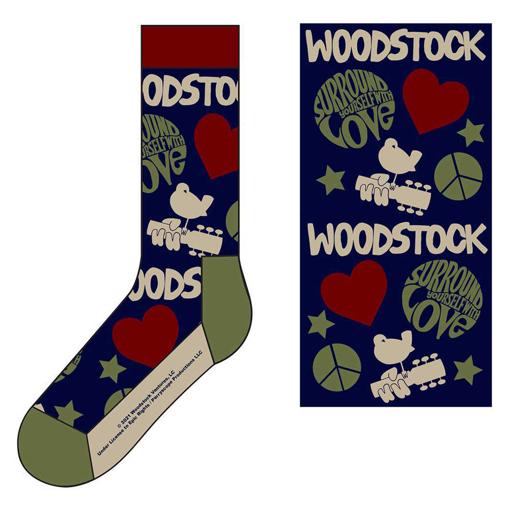 WOODSTOCK (55th Anniversary of the Movie) - Surround Yourself / Socks / Men's