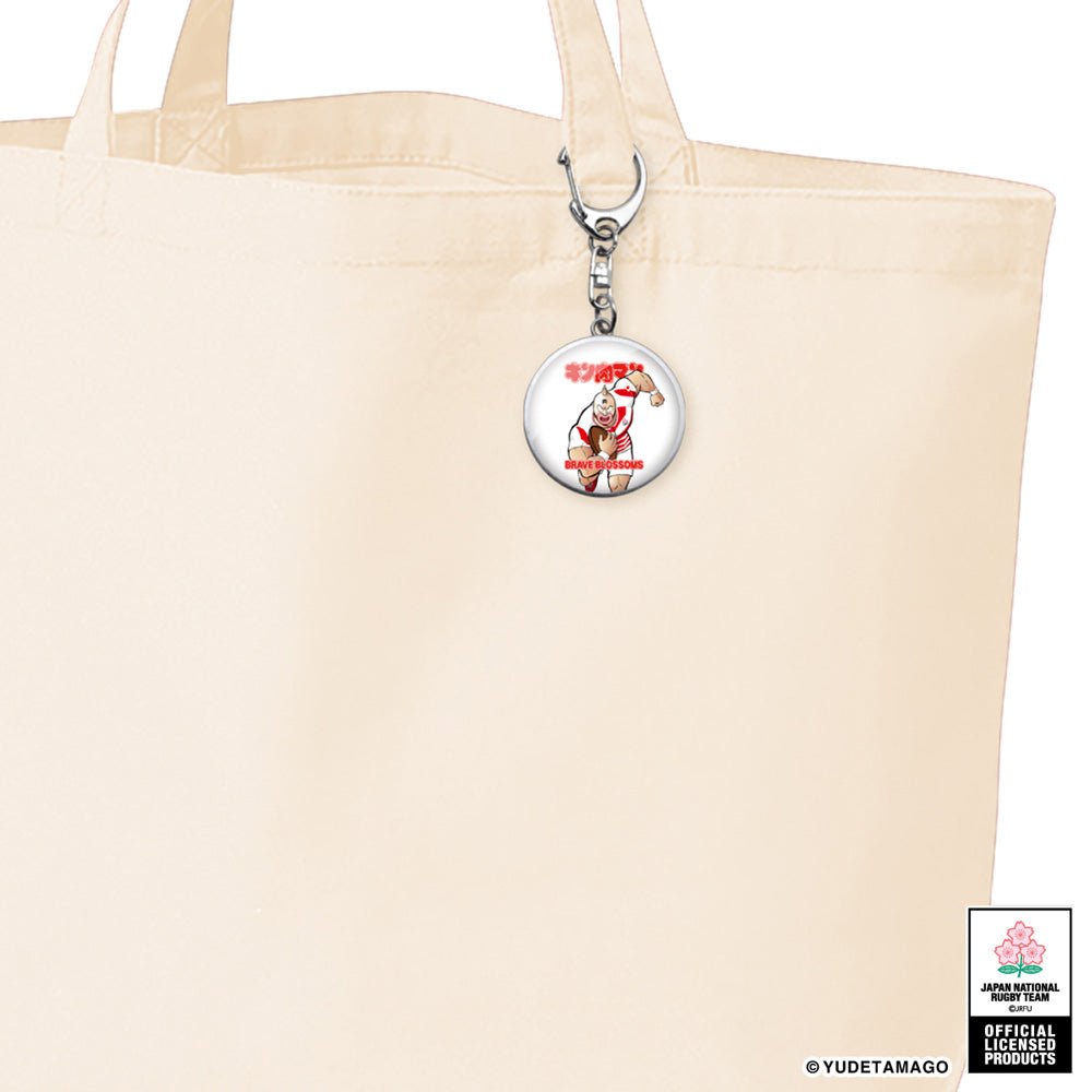 KINNIKUMAN キン肉マン - キン肉マン×ラグビー日本代表 ガラスキーホルダー / キーホルダー - PGS