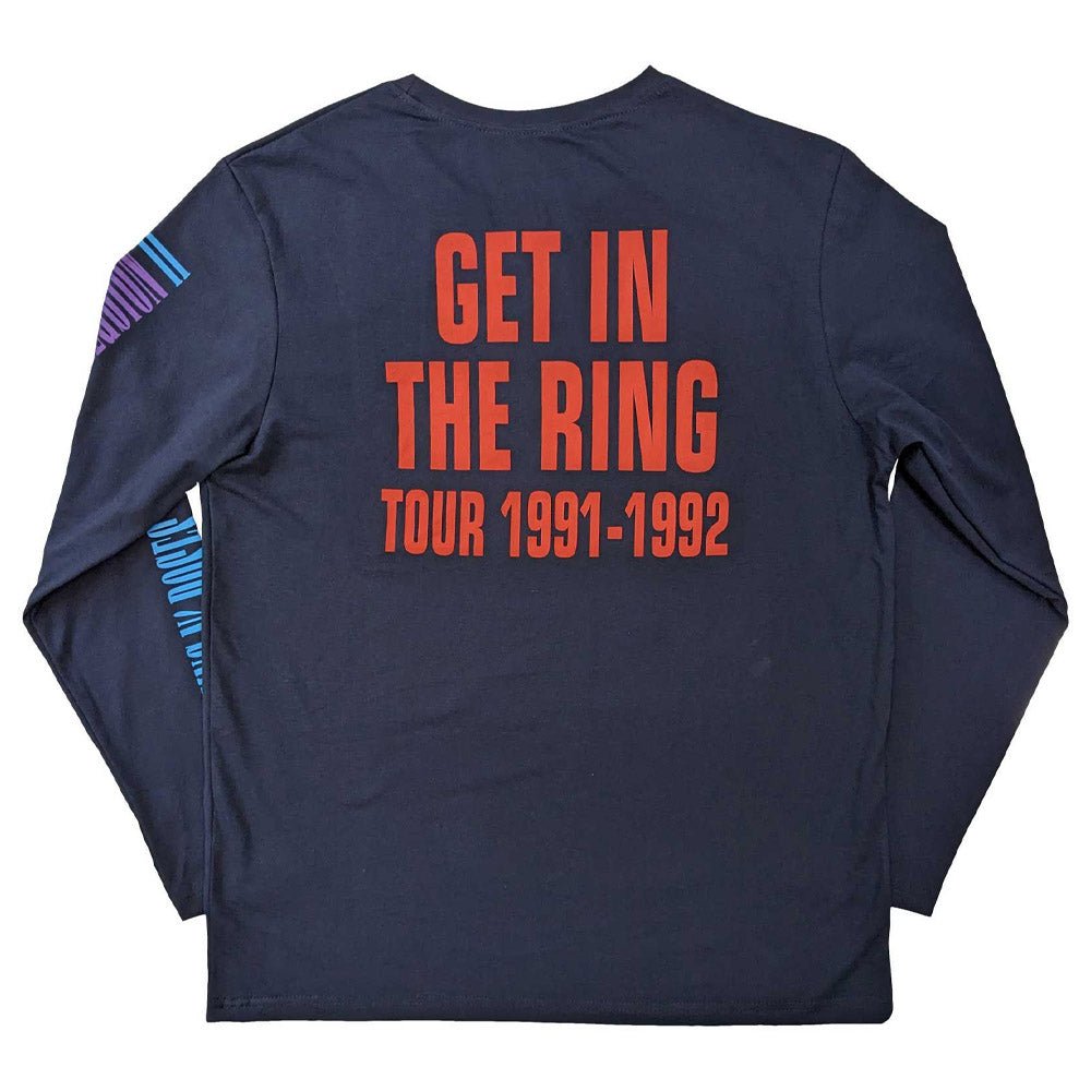 GUNS N ROSES ガンズアンドローゼズ (結成 40周年 ) - Get In The Ring Tour '91 - '92 / バック&アームプリントあり / 長袖 / Tシャツ / メンズ - PGS