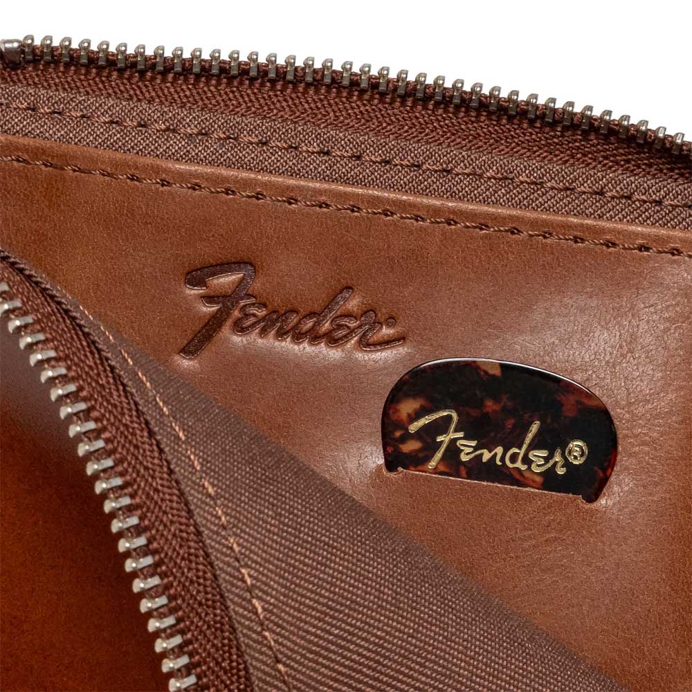 FENDER フェンダー - コインケース / Brown / ギターピック&ウォレットコード付き / 財布