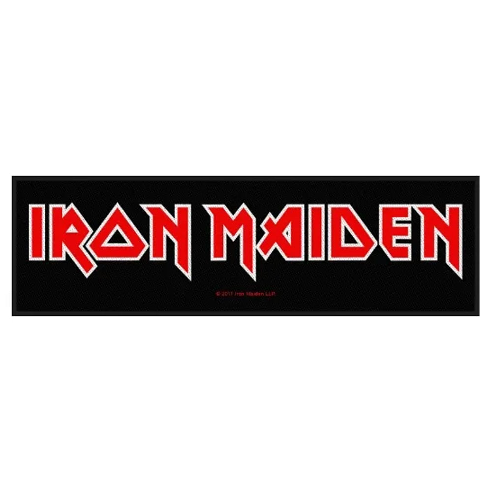 IRON MAIDEN - (11月 来日 記念 ) - LOGO / SUPER STRIP PATCH