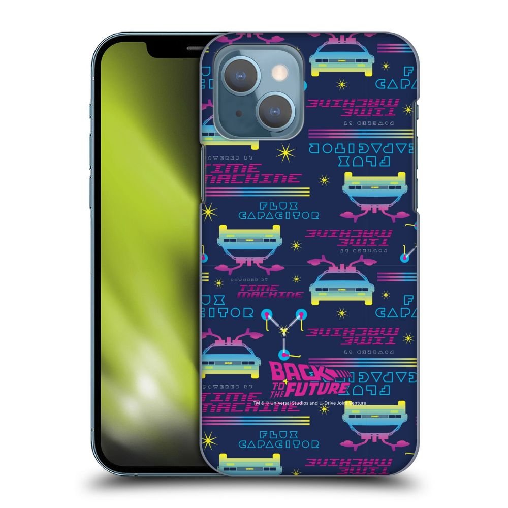 BACK TO THE FUTURE バックトゥザフューチャー (劇場公開 40周年 ) - Patterns / Neon ハード case / Apple iPhoneケース - PGS