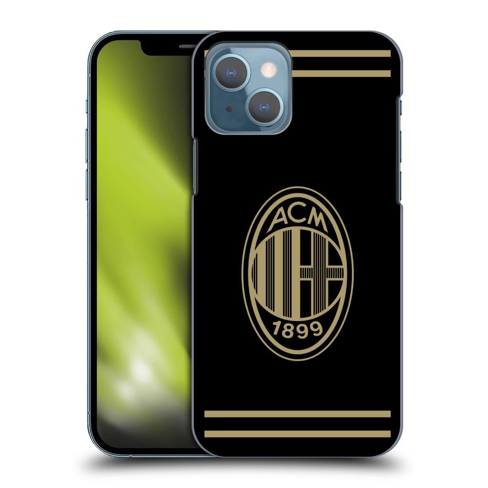 AC MILAN ACミラン - Black And Gold ハード case / Apple iPhoneケース - PGS