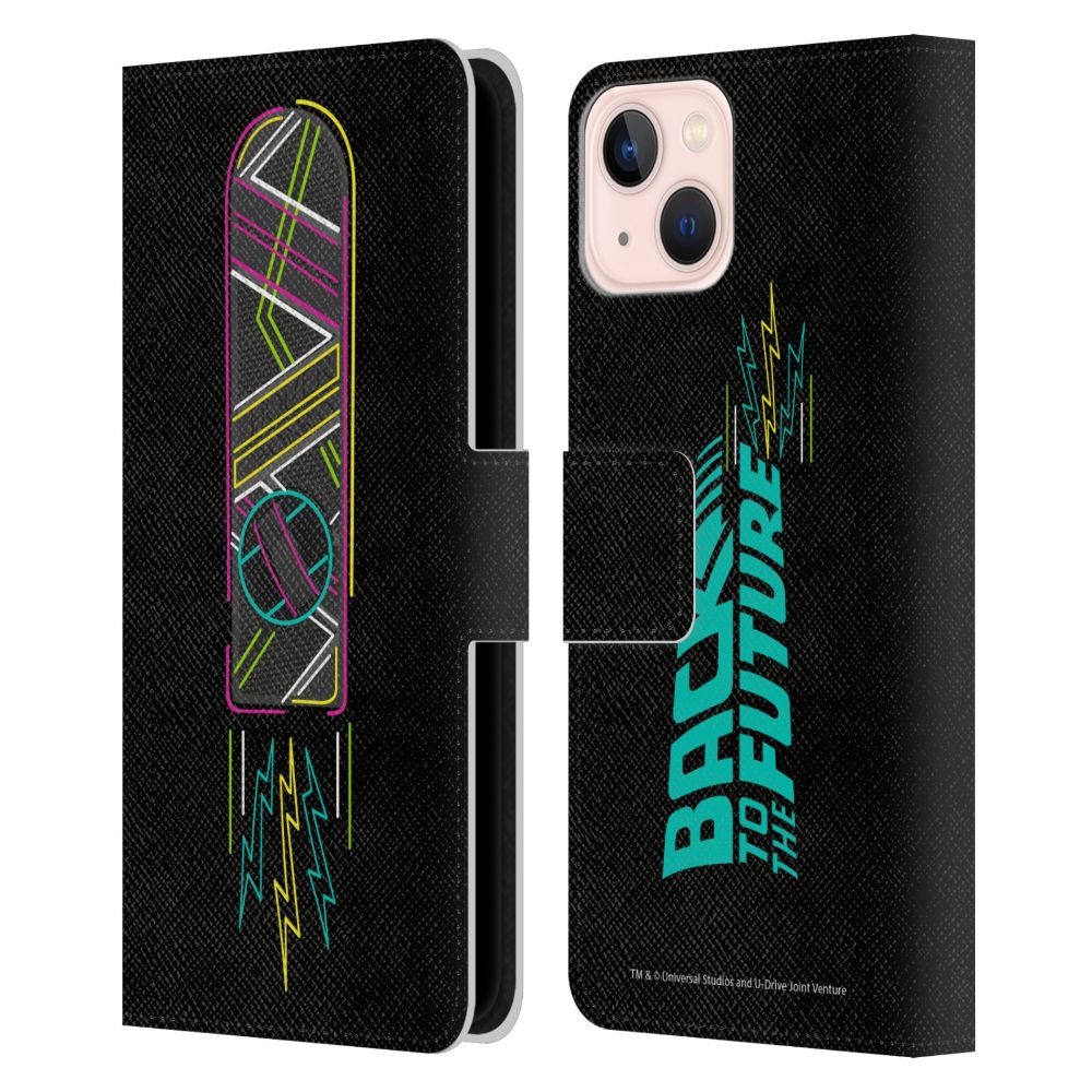 BACK TO THE FUTURE バックトゥザフューチャー (劇場公開 40周年 ) - Hoverboard レザー手帳型 / Apple iPhoneケース - PGS