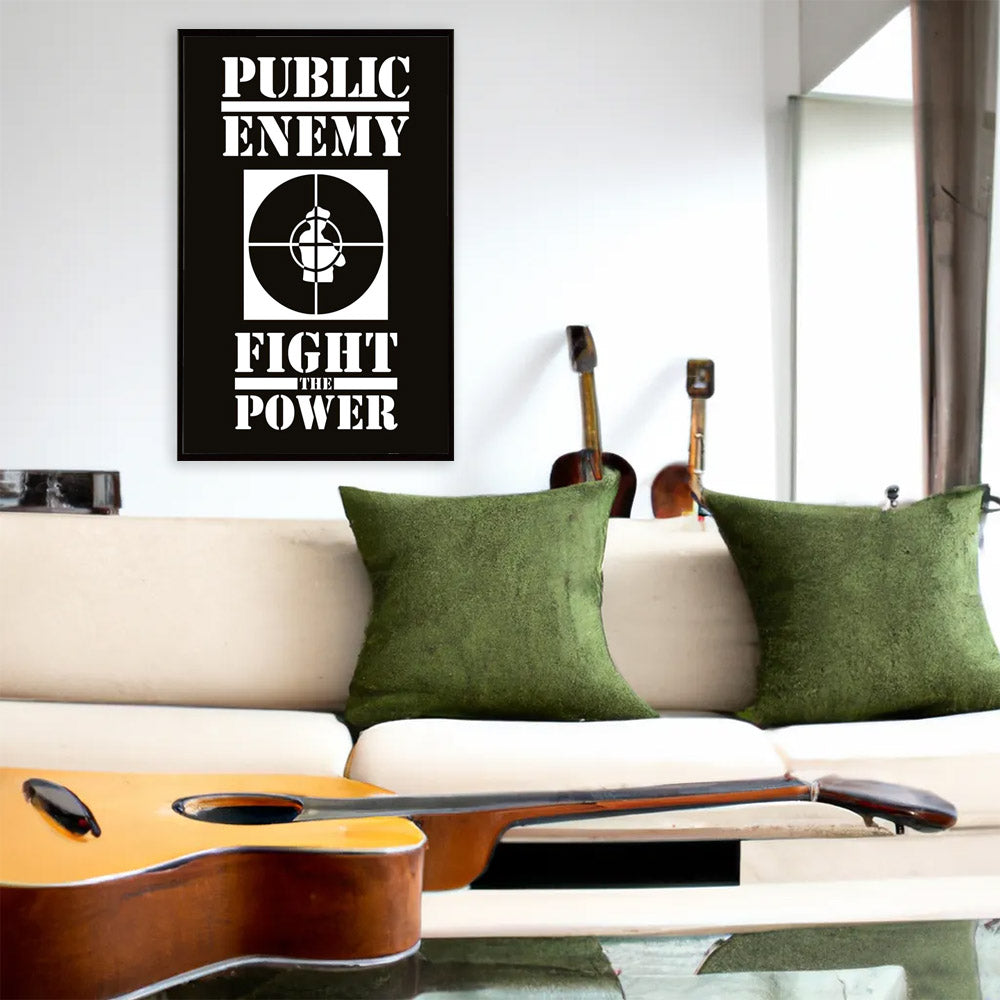 PUBLIC ENEMY フレーム付きポスター PUBLIC ENEMY フレーム付きポスター Amazon.com: BUY ART FOR