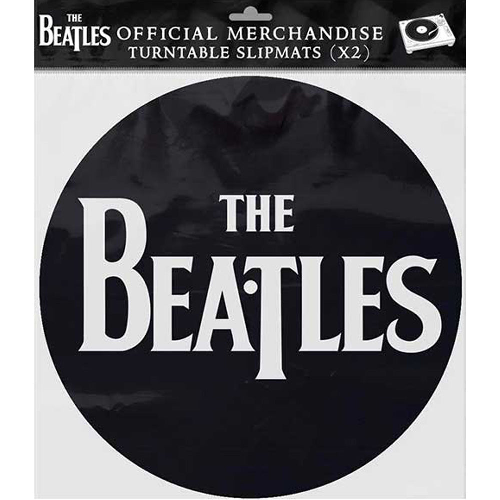 THE BEATLES ビートルズ (結成 65周年 ) - Drop T Logo & JPGR / 2枚セット / スリップマット