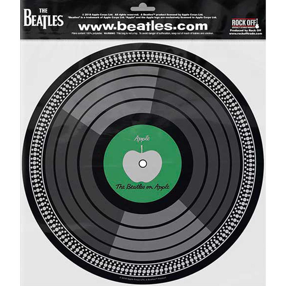 THE BEATLES (65th Anniversary) - Drop T Logo & Apple / Set of 2 / Slipmat