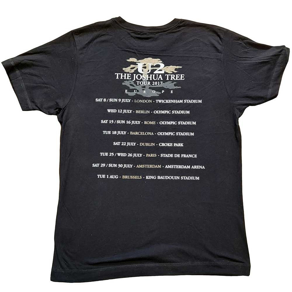 U2 ユーツー (結成 50周年 ) - Joshua Tree Photo / バックプリントあり / 2017ツアー限定 / Tシャツ / メンズ