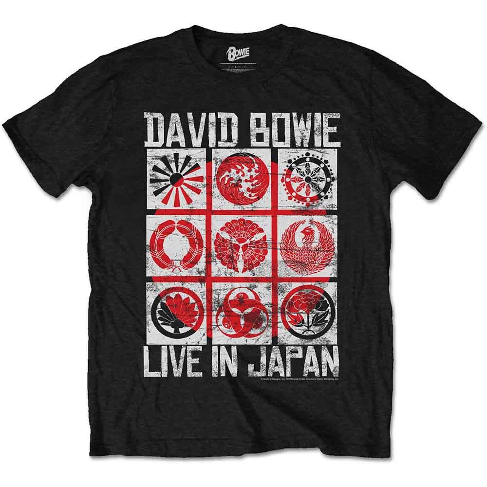 DAVID BOWIE デヴィッドボウイ - LIVE IN JAPAN / Tシャツ / メンズ - PGS