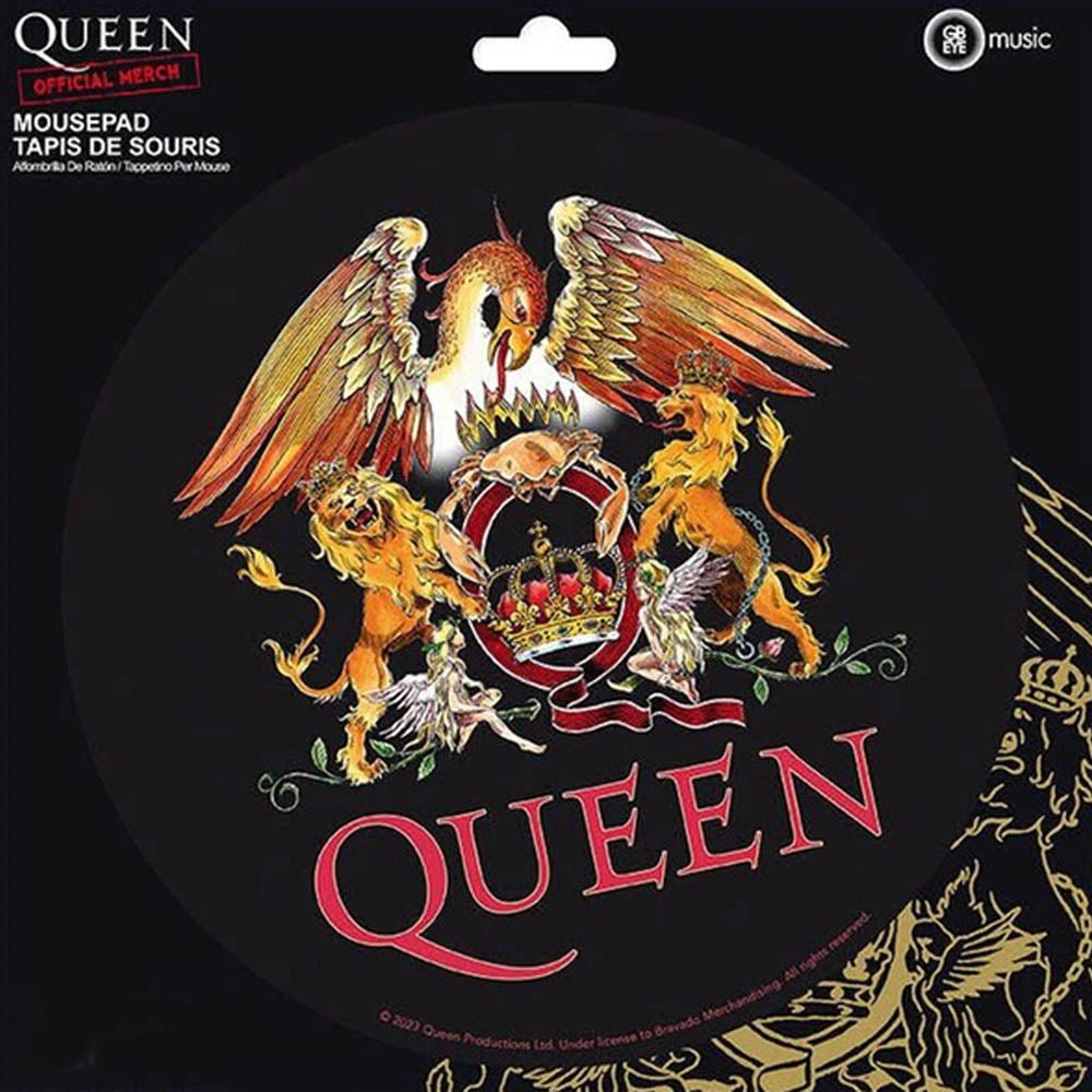 QUEEN クイーン (初来日50周年 ) - Crest / マウスパッド - PGS