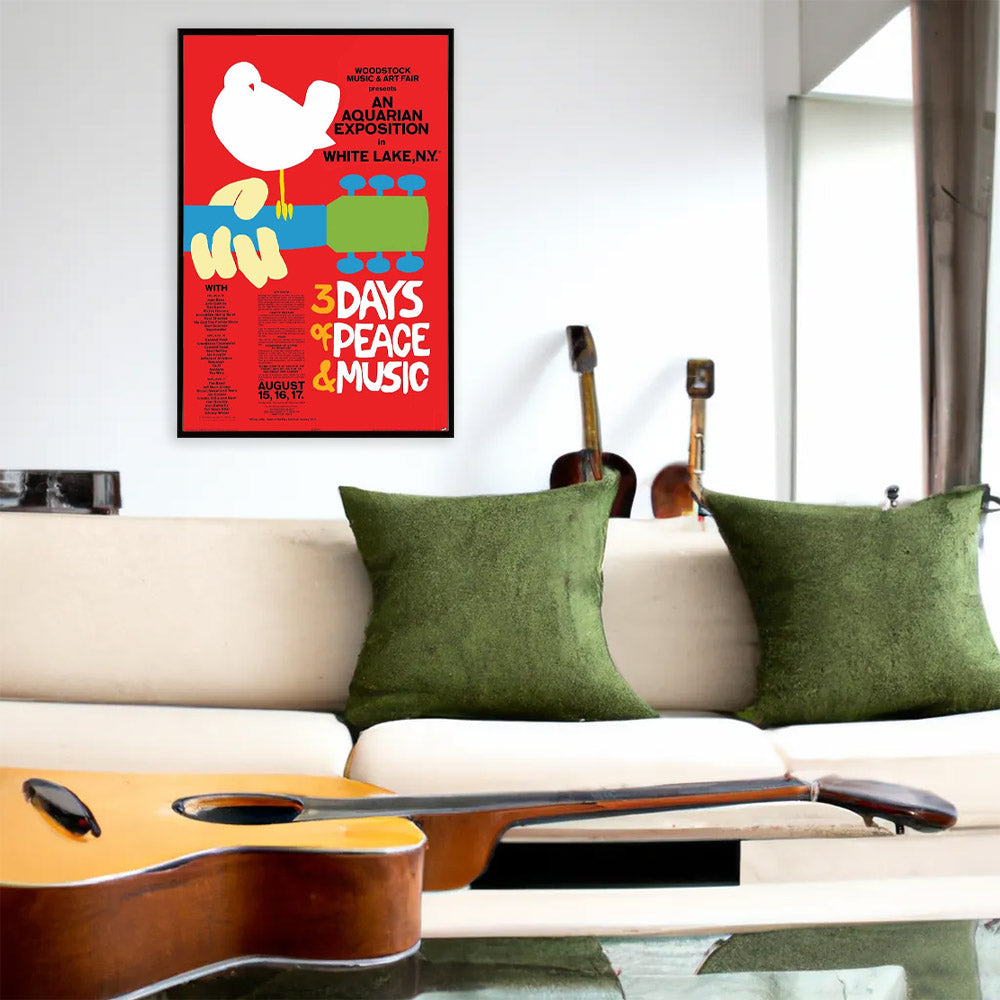 WOODSTOCK (55th Anniversary of the Film) - Red / Poster