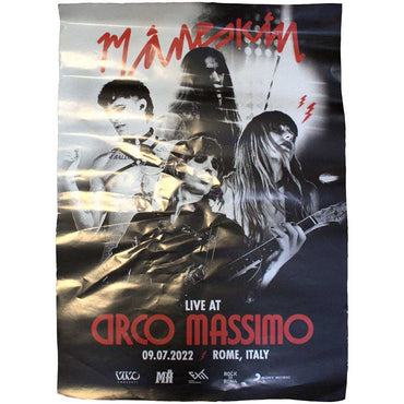 MANESKIN マネスキン (ダミアーノ・デイヴィッド 10月 来日 ) - Live At Circo Massimo 2022 / LIVE会場限定 / ポスター - PGS