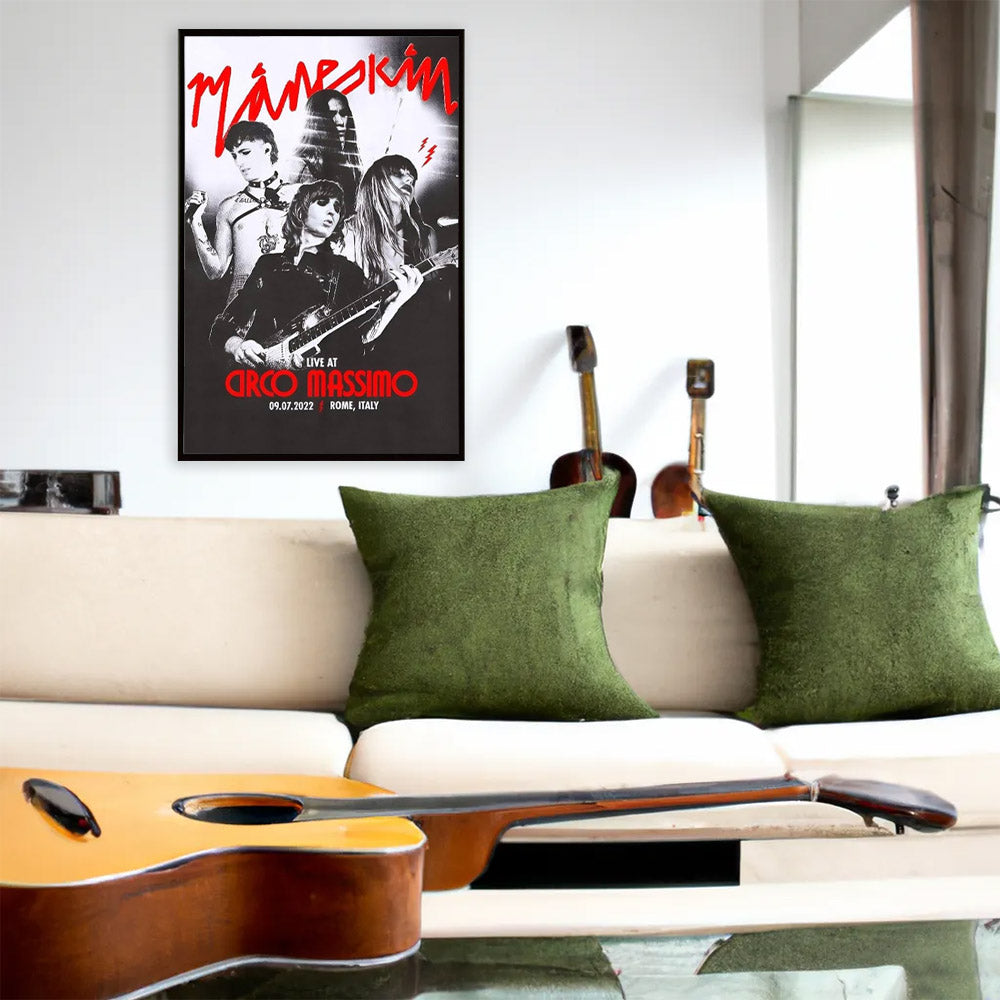 MANESKIN - Live At Circo Massimo 2022 / LIVE venue limited / Poster