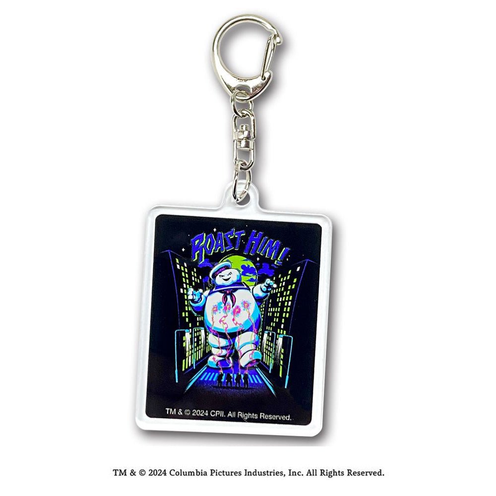 GHOSTBUSTERS ゴーストバスターズ - STAY PUFT スクエア / キーホルダー - PGS