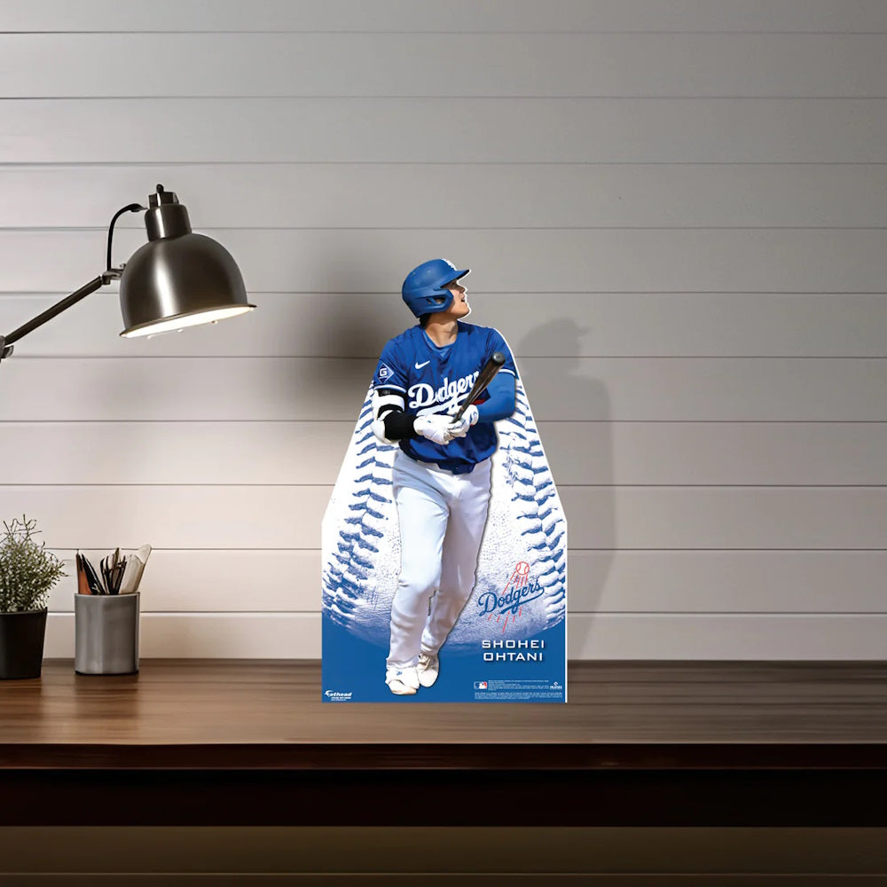 SHOHEI OHTANI Shohei Otani - Los Angeles Dodgers Mini Cardstock Cutout / Officially Licensed MLB Stand Out / Stand Up