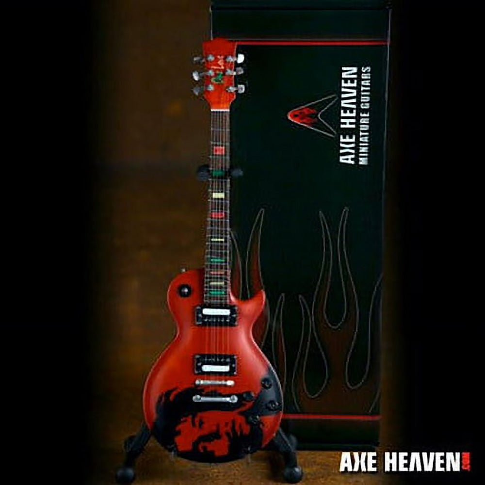 BOB MARLEY ボブマーリー (生誕 80年 ) - Signature One Love Miniature Guitar Replica Collectible / ミニチュア楽器 - PGS