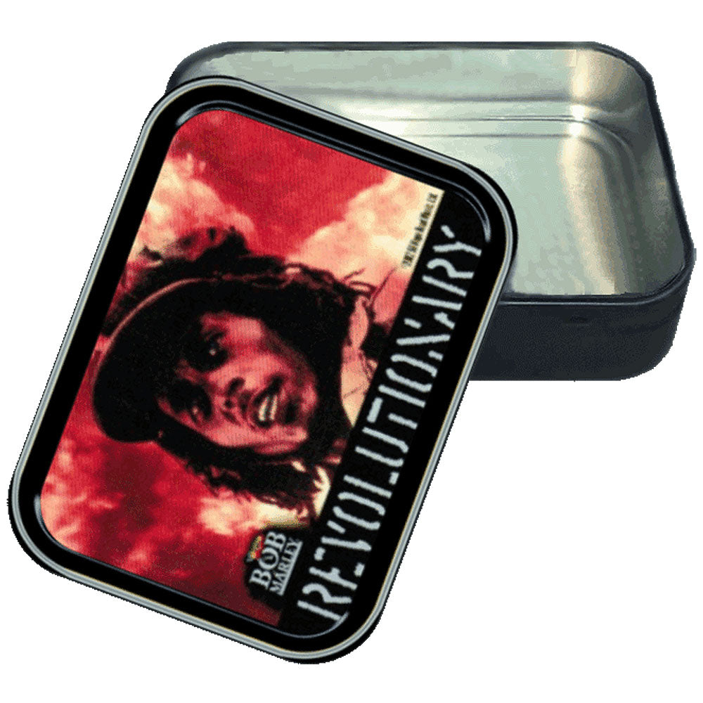 BOB MARLEY ボブマーリー (生誕 80年 ) - Revolutionary Large Stash Tin / スタッシュ缶 / グッズ