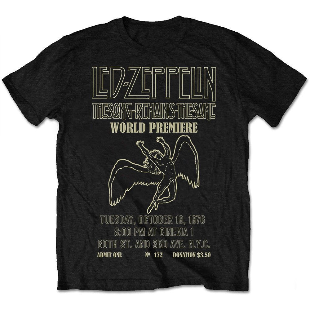 LED ZEPPELIN レッドツェッペリン (公式 映画公開 記念 ) - TSRTS World Premier / Tシャツ / メンズ - PGS