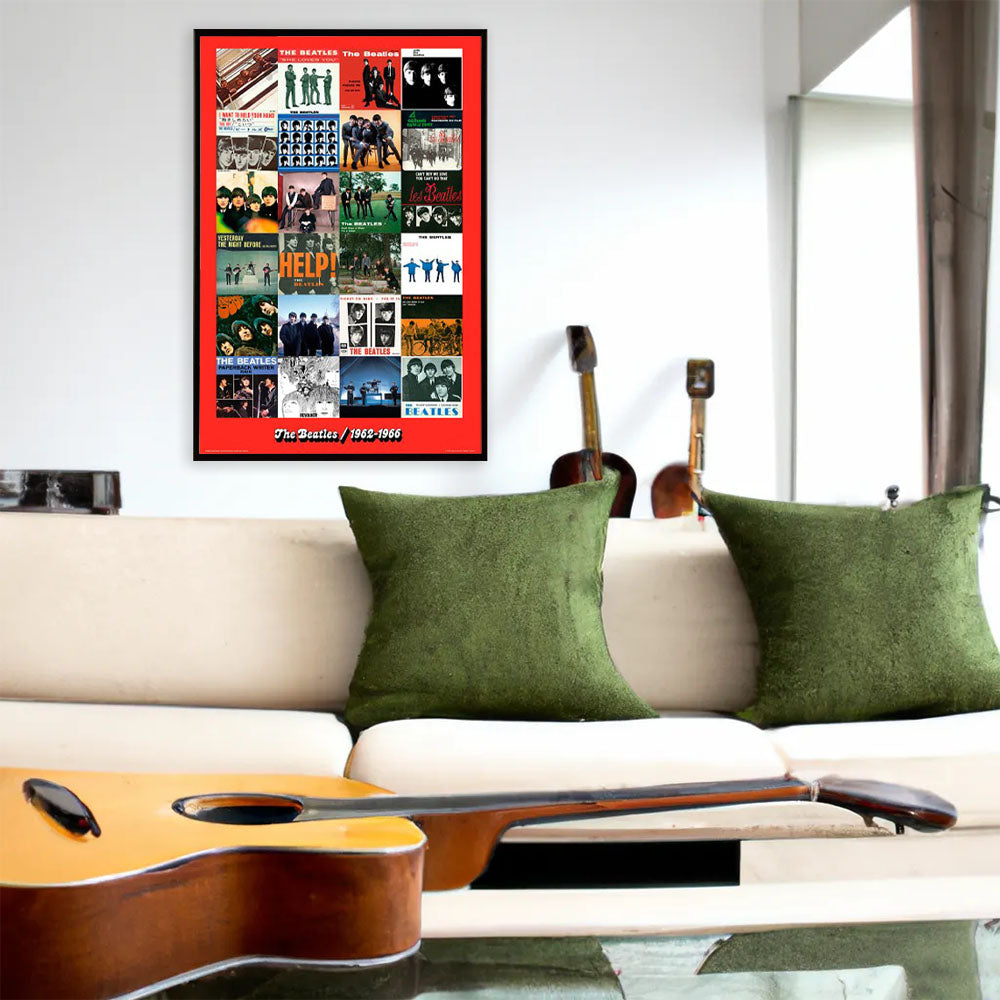 THE BEATLES ビートルズ (来日 60周年 ) - 赤盤 1962-1966 / ポスター