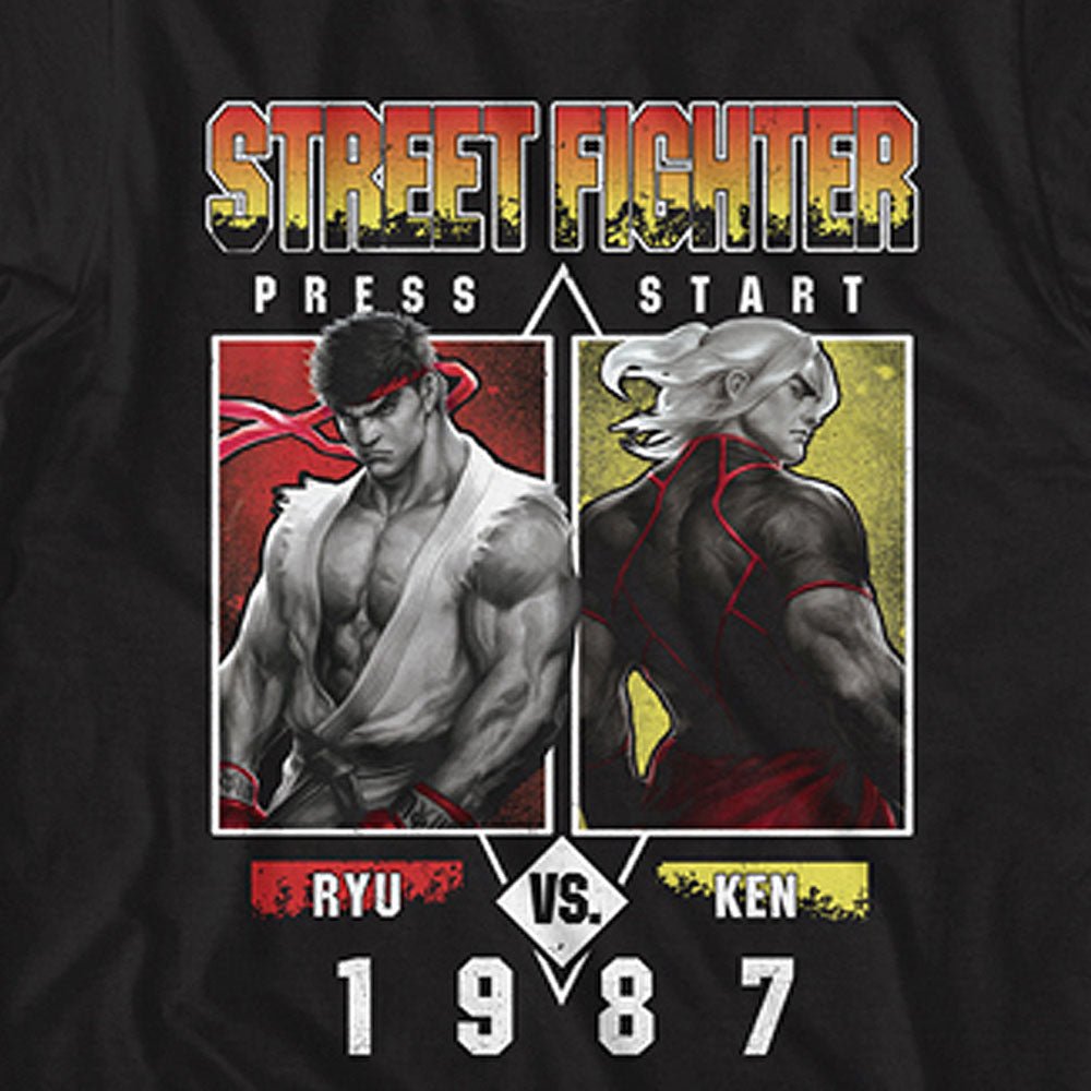 STREET FIGHTER ストリートファイター - RYU VS KEN 1987 / Tシャツ / メンズ - PGS