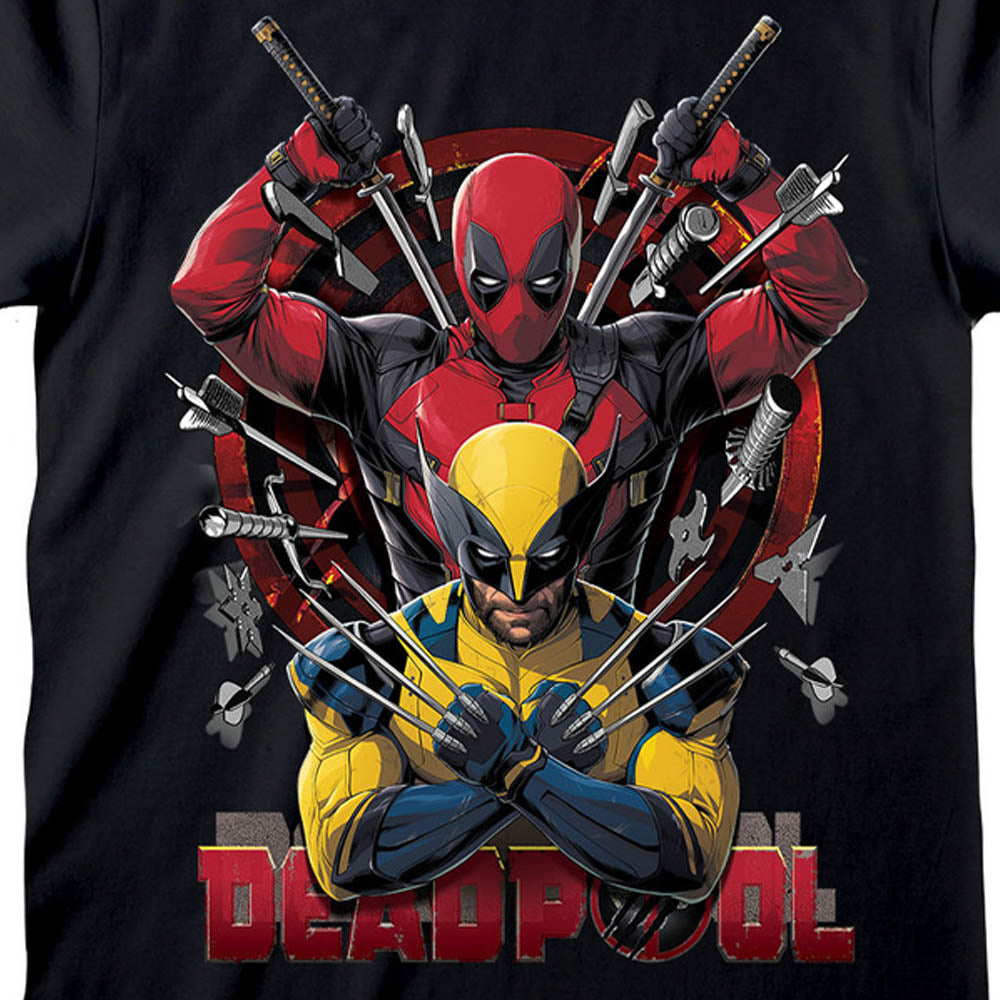 DEADPOOL デッドプール (公開 10周年 ) - Deadpool/Wolverine Weapons / Tシャツ / メンズ