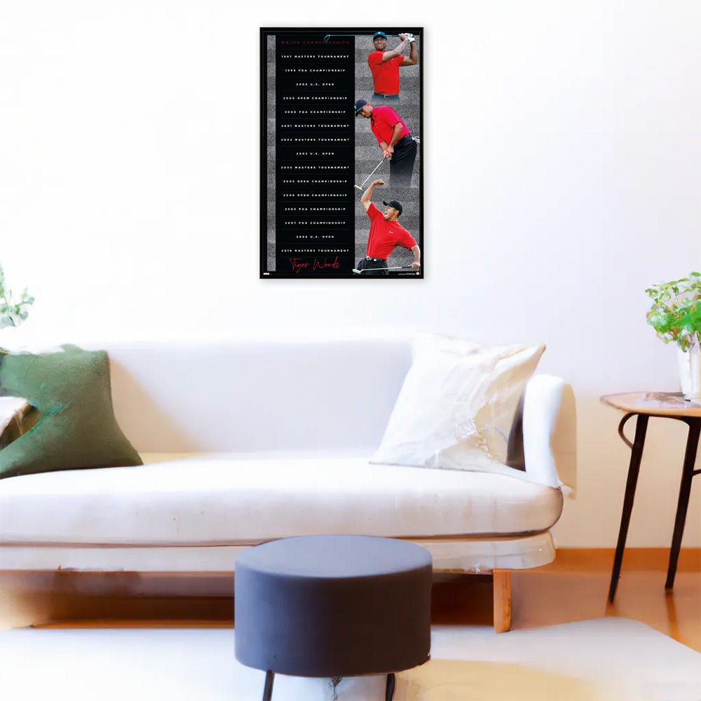 TIGER WOODS タイガーウッズ (生誕50周年 ) - Majors / ポスター - PGS