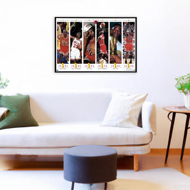 CHICAGO BULLS(NBA) シカゴブルズ - Championships / ポスター - PGS