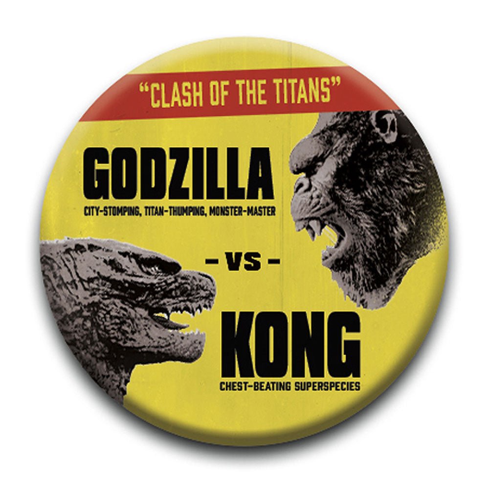 GODZILLA ゴジラ - GODZILLA VS KONG POSTER / バッジ - PGS