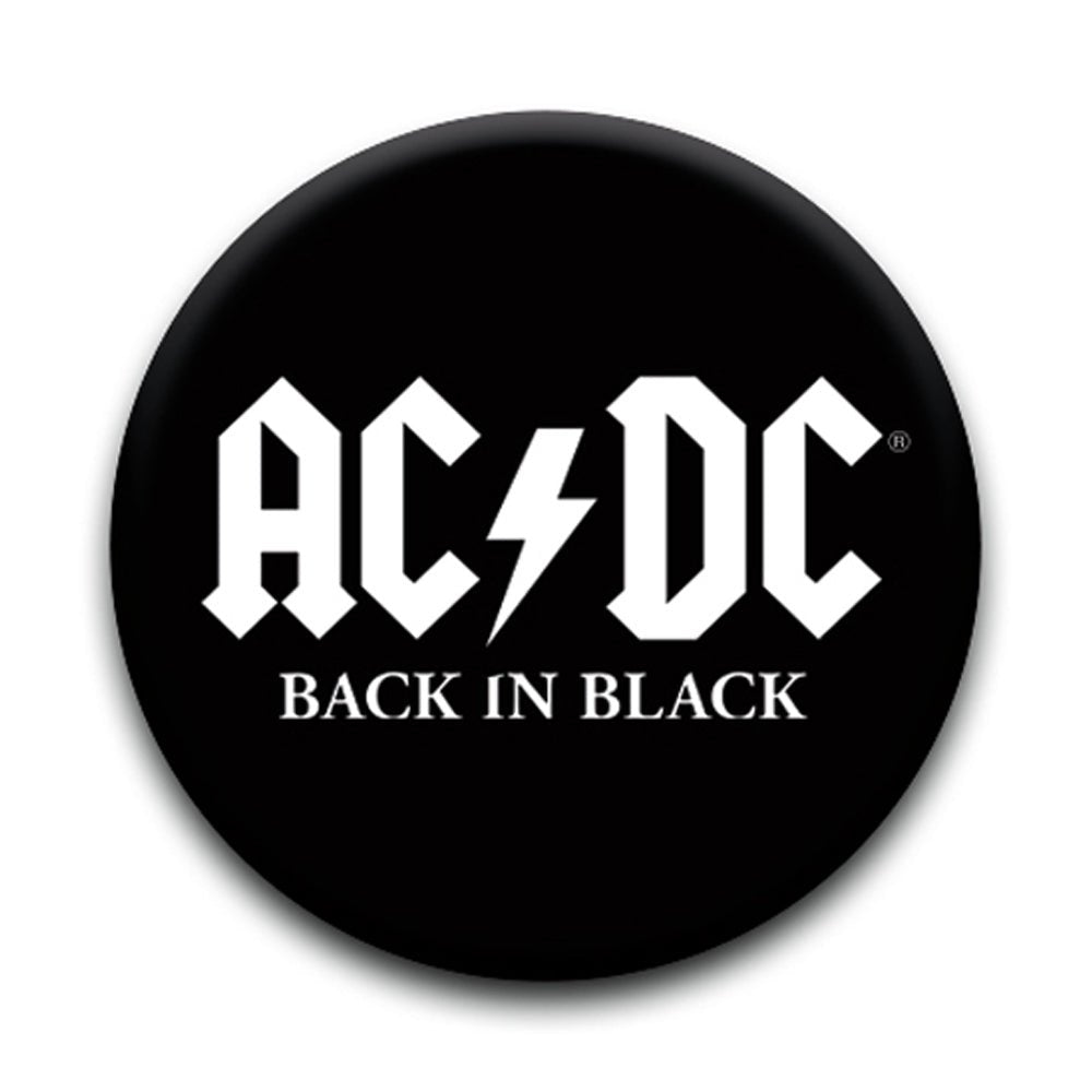 AC/DC エーシーディーシー (Back in Black 45周年 ) - BACK IN BLACK / バッジ - PGS