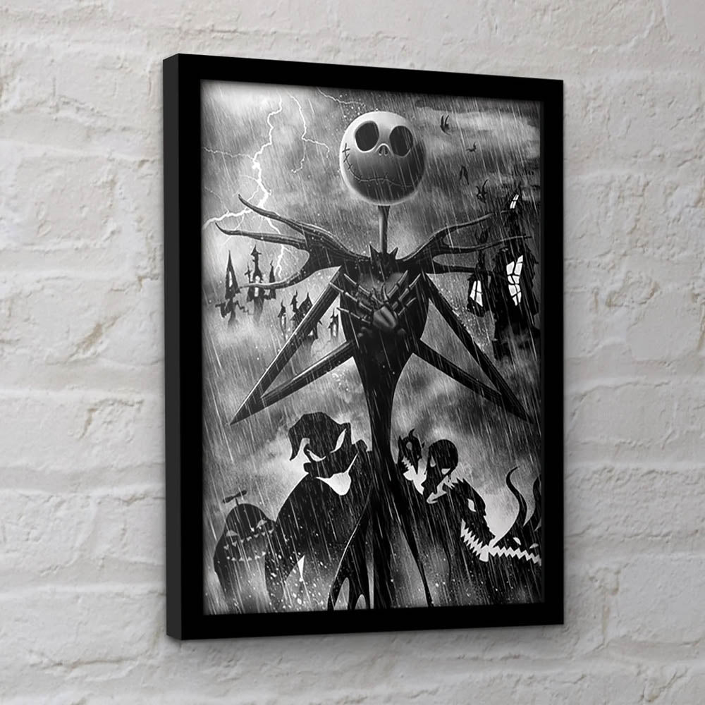 NIGHTMARE BEFORE CHRISTMAS ナイトメアー・ビフォア・クリスマス - Jack Storm / インテリア額 - PGS