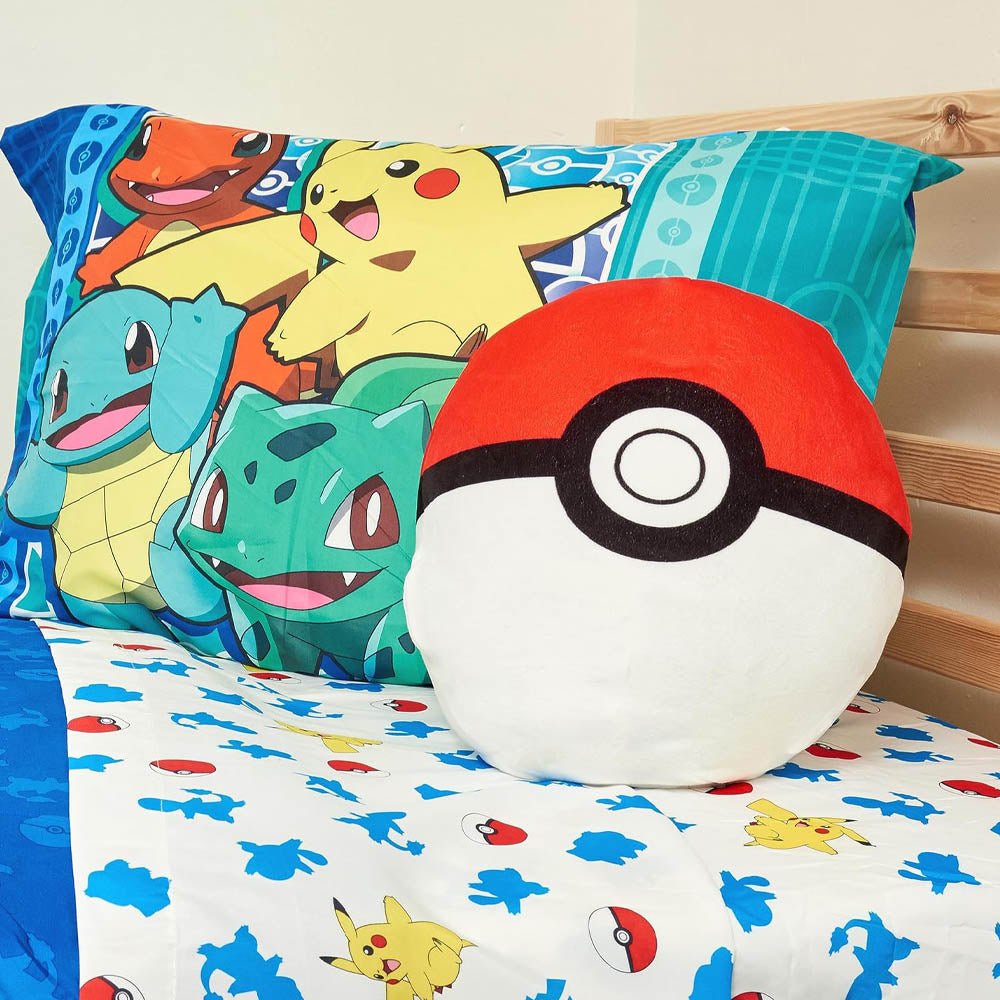 POKEMON ポケットモンスター - Pokeball Round Cloud Pillow / 寝具 - PGS