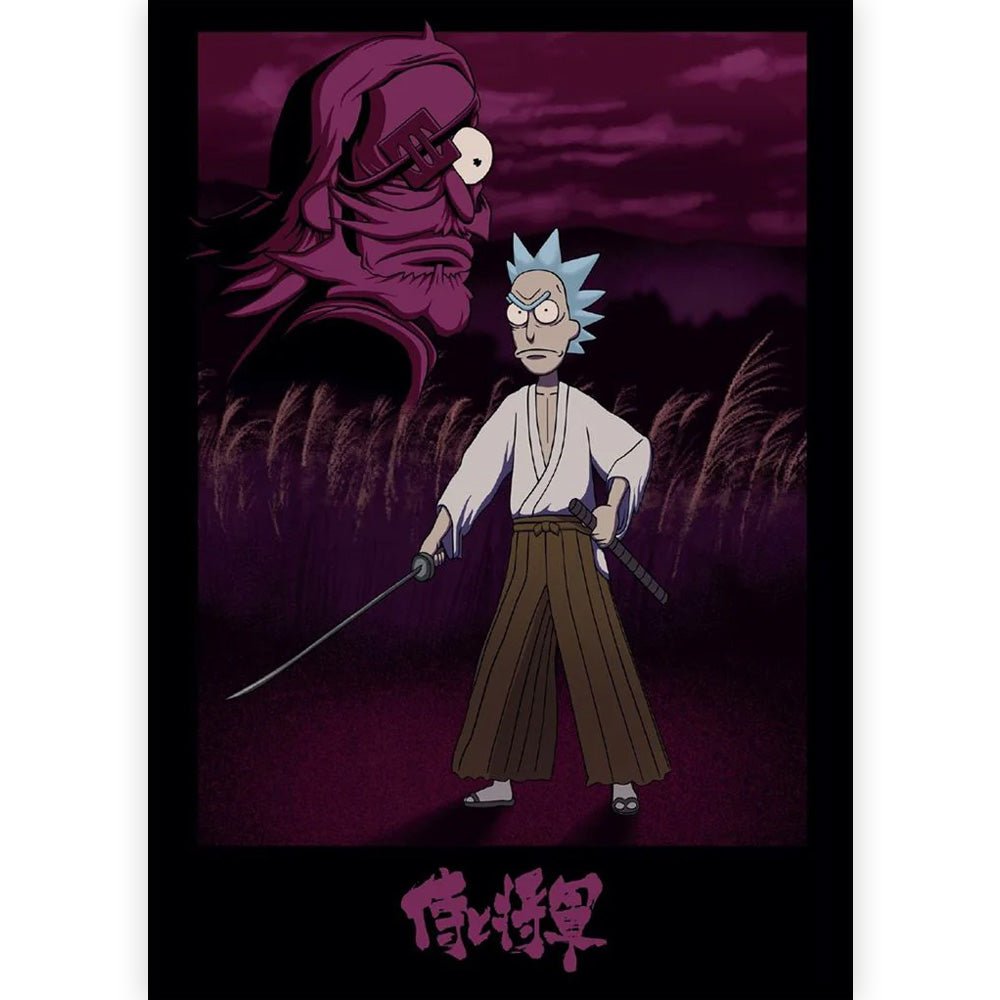 RICK AND MORTY リックアンドモーティ - Samurai Rick / ポストカード・レター - PGS