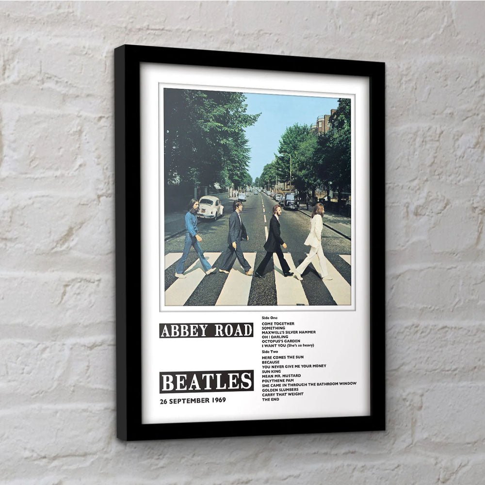 THE BEATLES ビートルズ (結成 65周年 ) - Abbey Road / インテリア額 - PGS