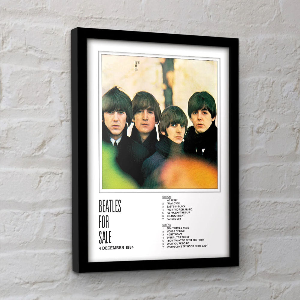 THE BEATLES ビートルズ (来日 60周年 ) - Beatles For Sale / インテリア額