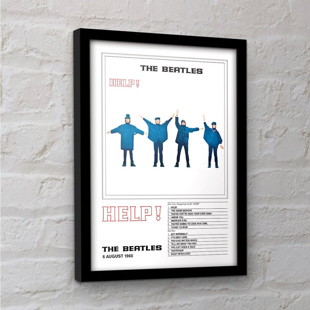THE BEATLES ビートルズ (来日 60周年 ) - Help! / インテリア額 - PGS
