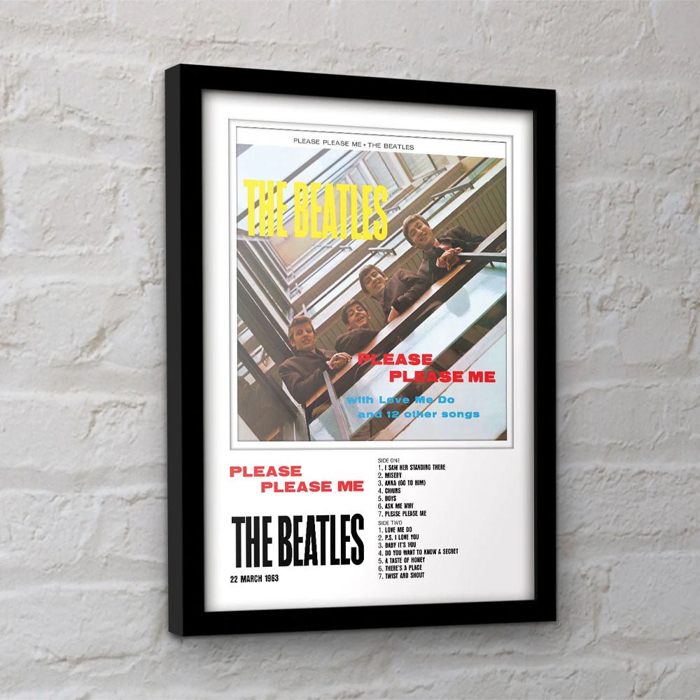THE BEATLES ビートルズ (結成 65周年 ) - Please Please Me / インテリア額 - PGS