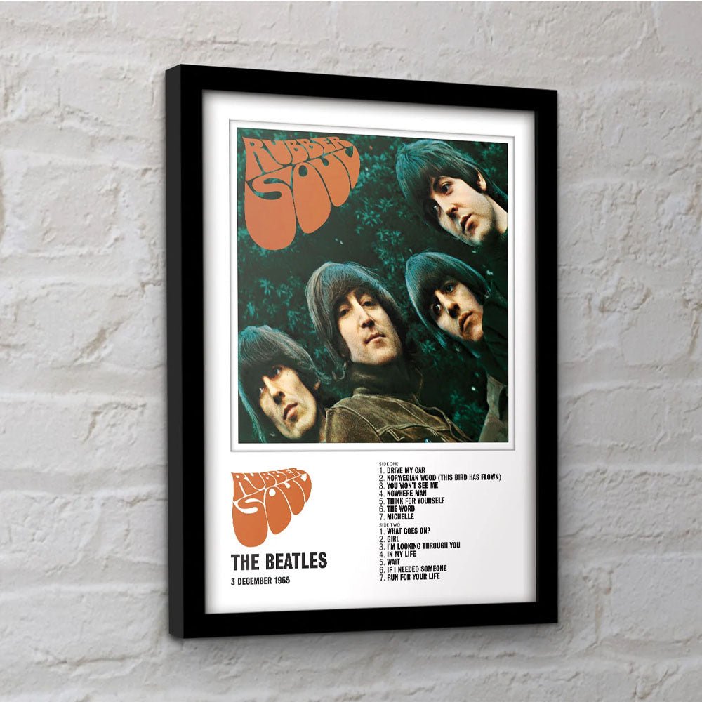 THE BEATLES ビートルズ (結成 65周年 ) - Rubber Soul / インテリア額 - PGS