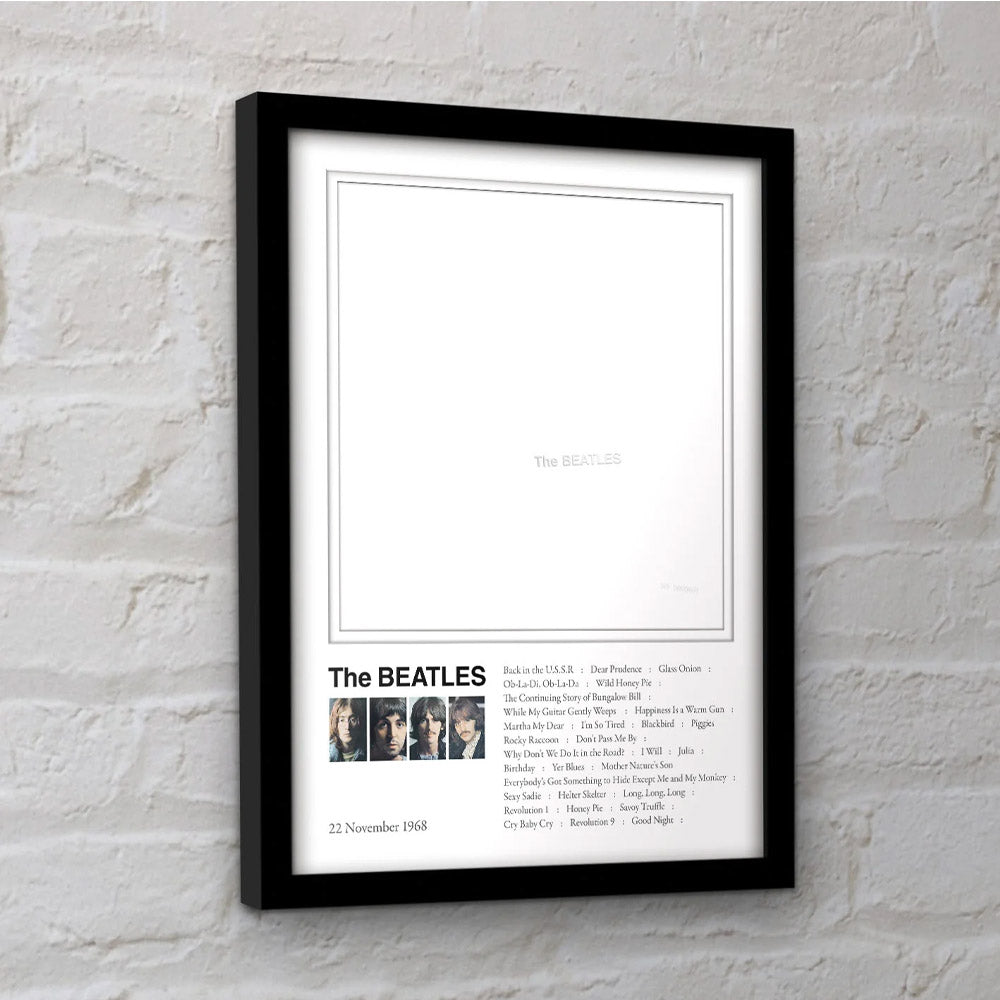 THE BEATLES ビートルズ (来日 60周年 ) - White Album / インテリア額